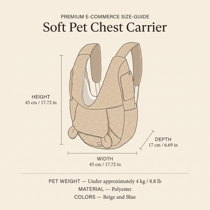 Soft Pet Chest Carrier